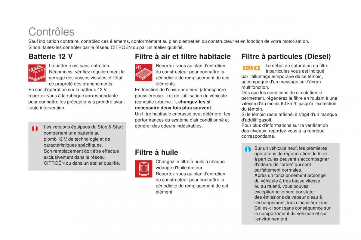 DS3 manuel du proprietaire / page 254