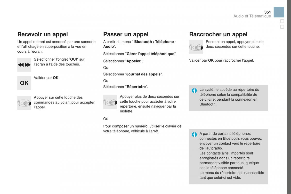 DS3 manuel du proprietaire / page 353