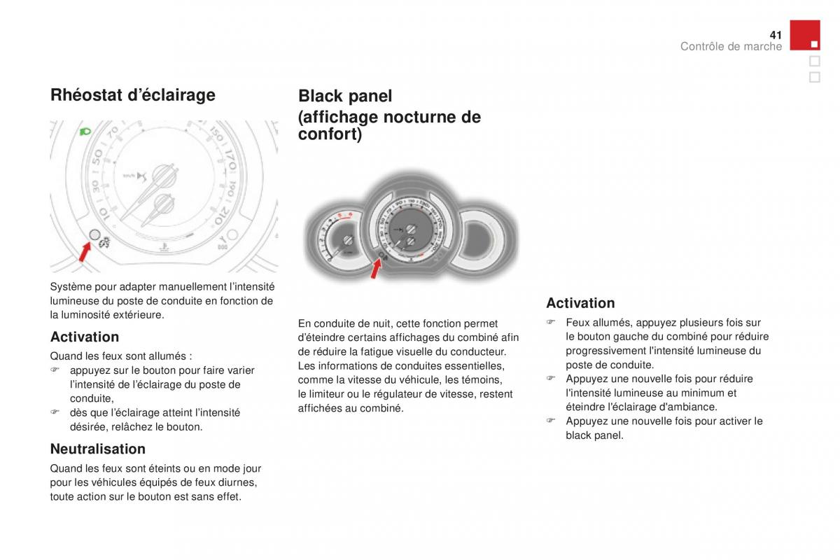 DS3 manuel du proprietaire / page 43