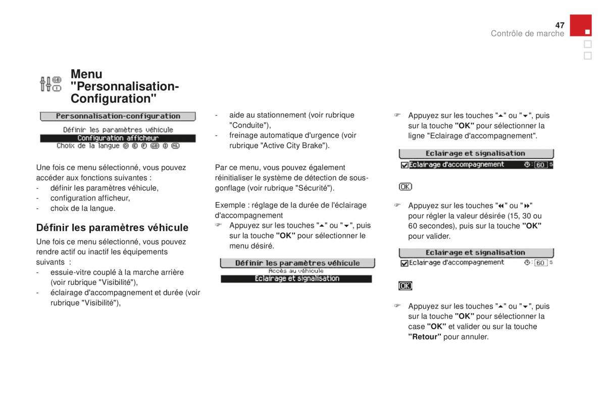 DS3 manuel du proprietaire / page 49