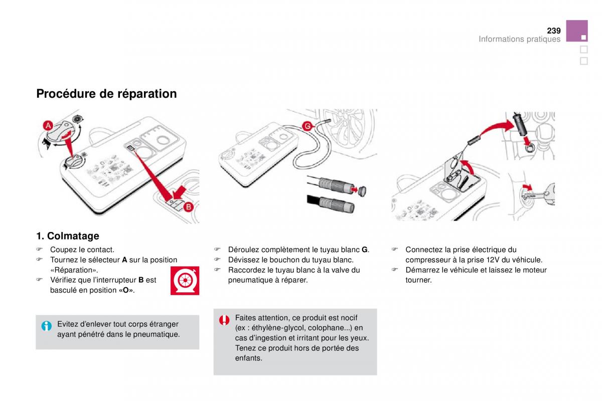 manual  DS4 manuel du proprietaire / page 213