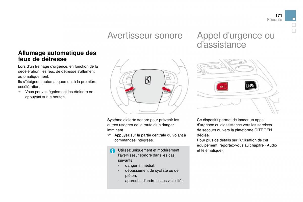 manual  DS4 manuel du proprietaire / page 257