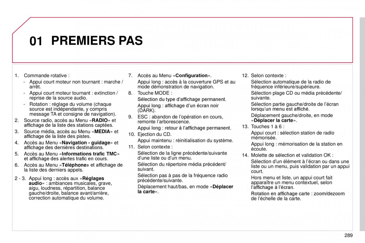 manual  DS4 manuel du proprietaire / page 261