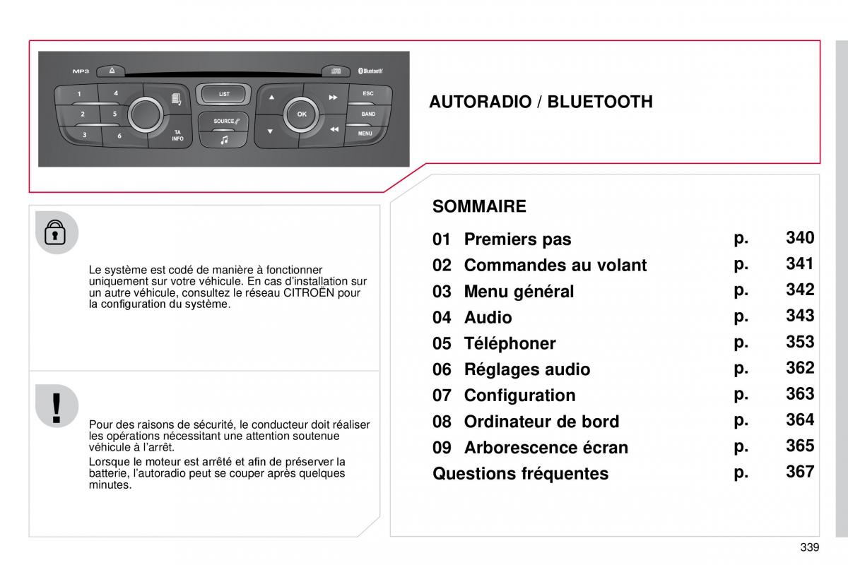 manual  DS4 manuel du proprietaire / page 311