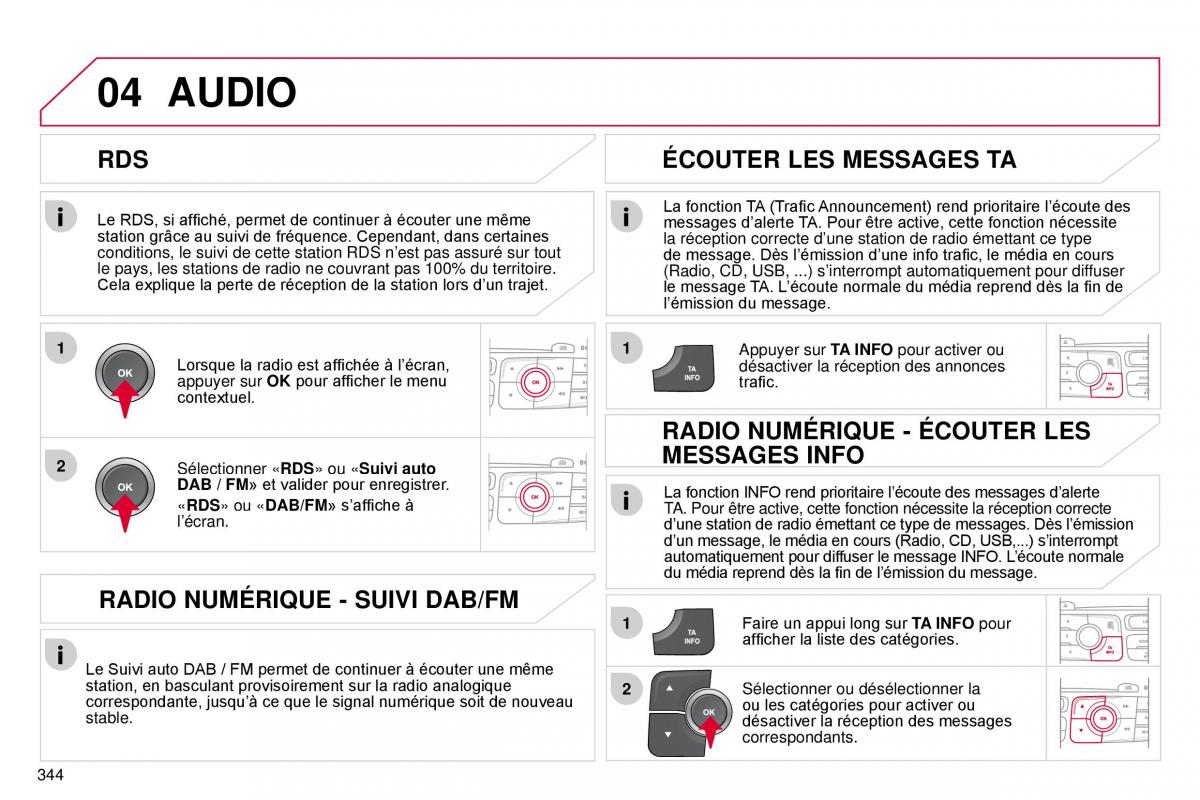 manual  DS4 manuel du proprietaire / page 316