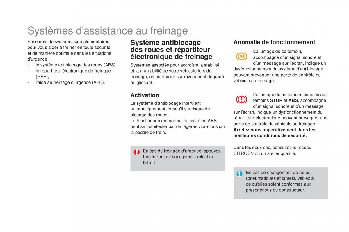 DS4 manuel du proprietaire / page 170