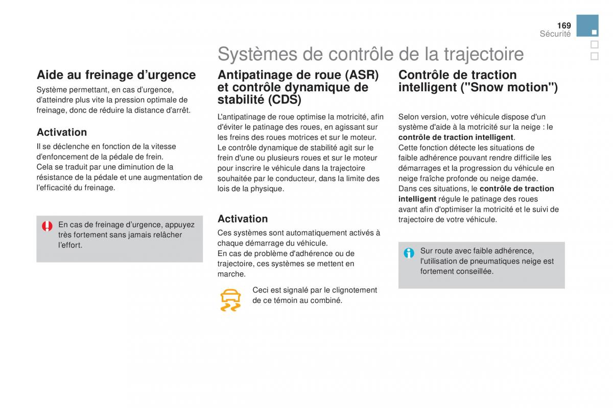 DS4 manuel du proprietaire / page 171