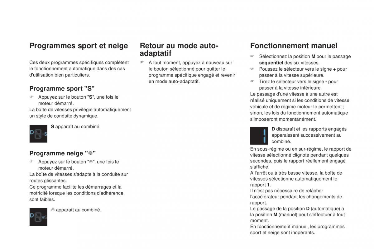 DS4 manuel du proprietaire / page 204