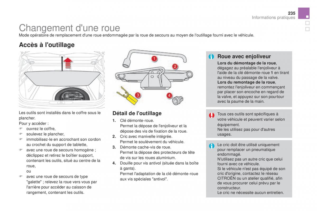 DS4 manuel du proprietaire / page 237