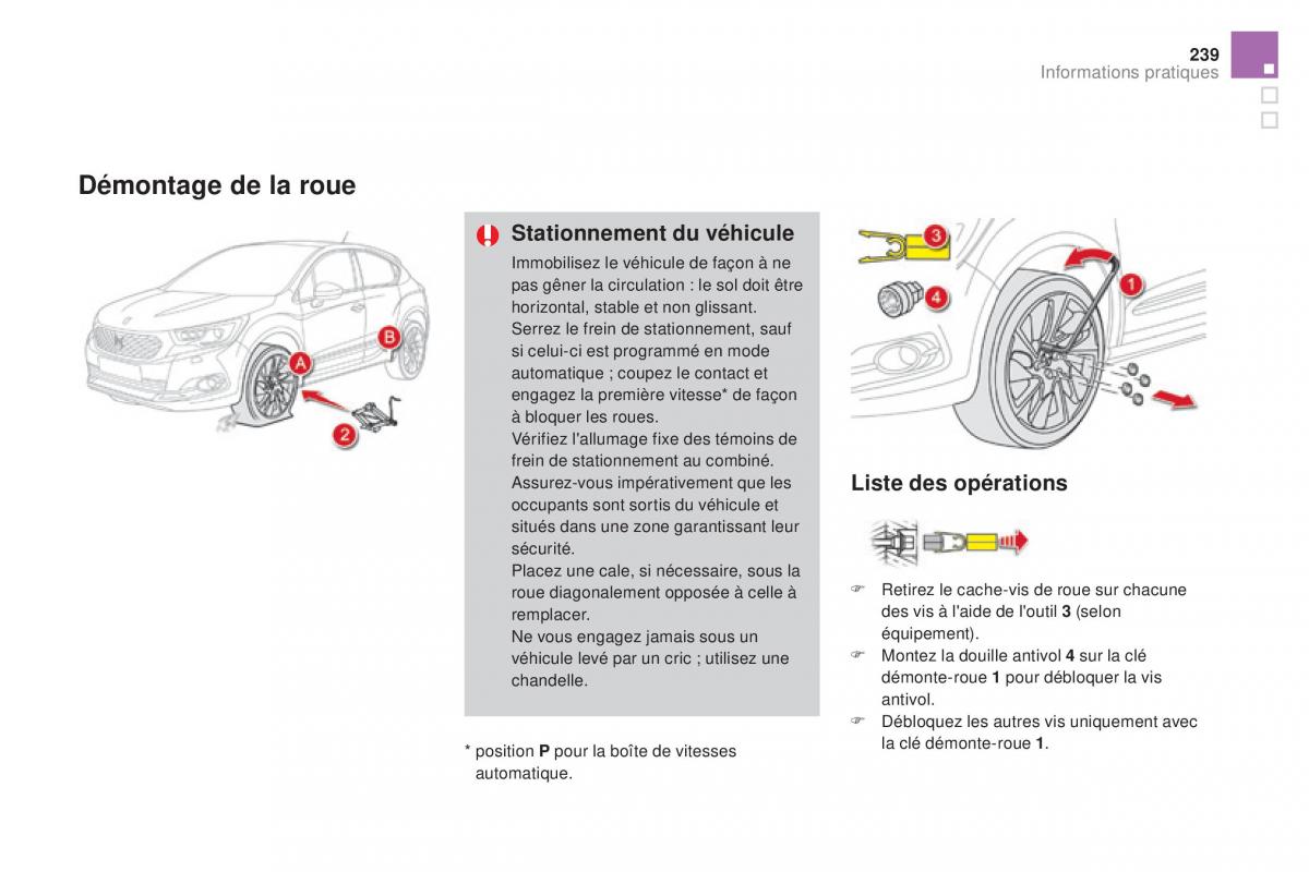 DS4 manuel du proprietaire / page 241