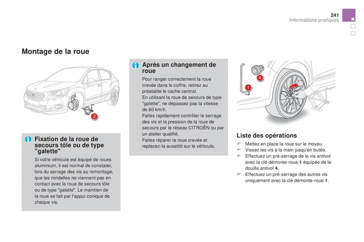 DS4 manuel du proprietaire / page 243