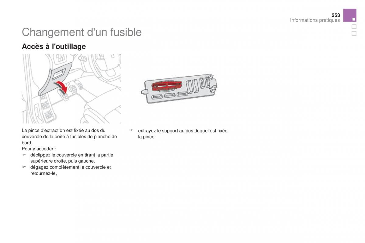 DS4 manuel du proprietaire / page 255