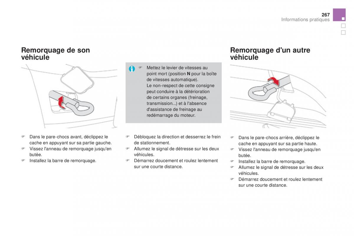 DS4 manuel du proprietaire / page 269