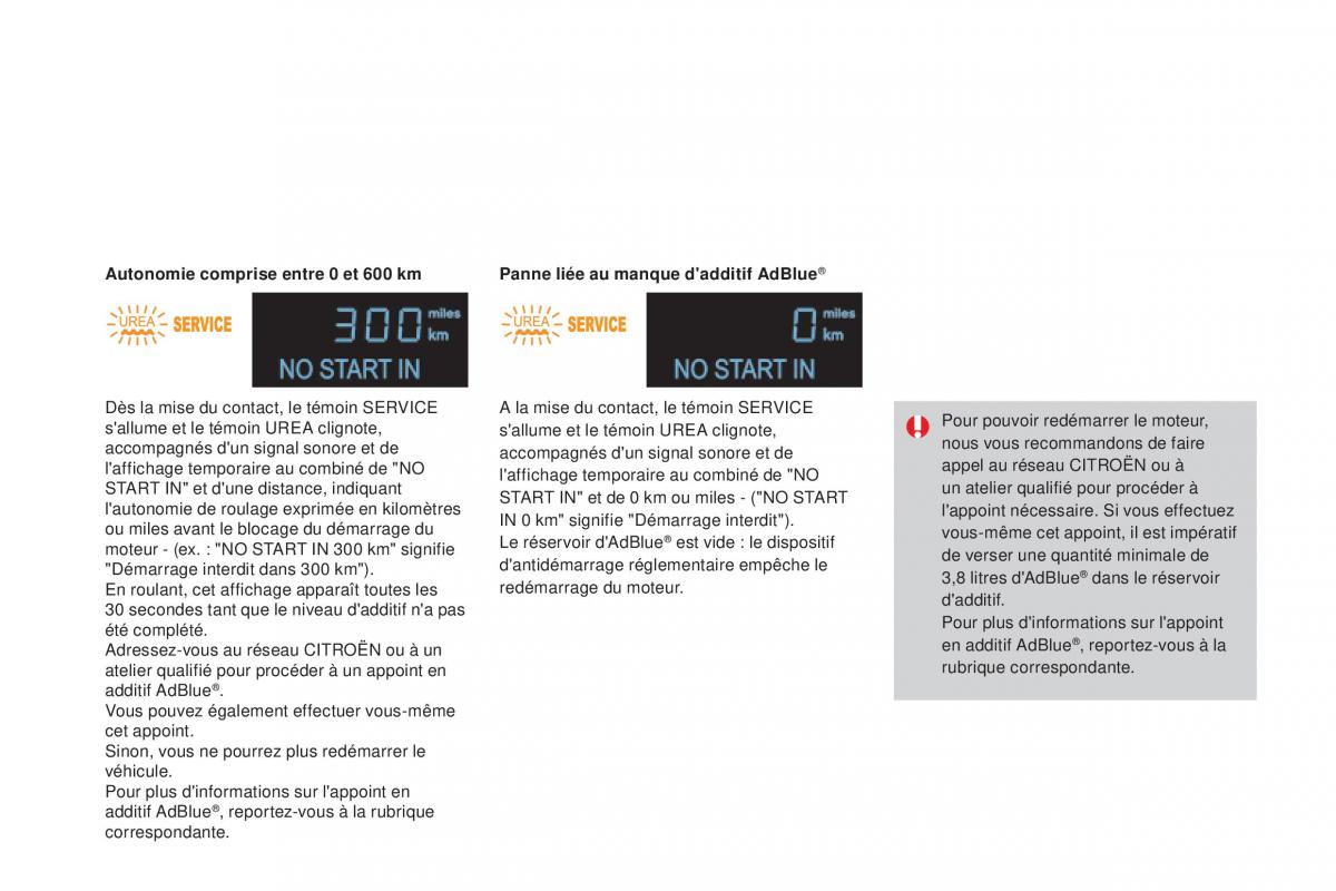 DS4 manuel du proprietaire / page 298