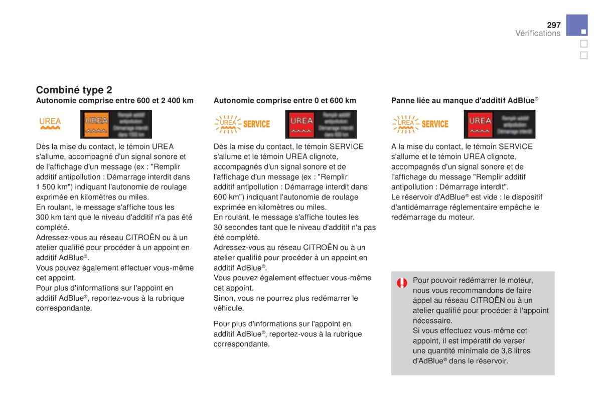 DS4 manuel du proprietaire / page 299