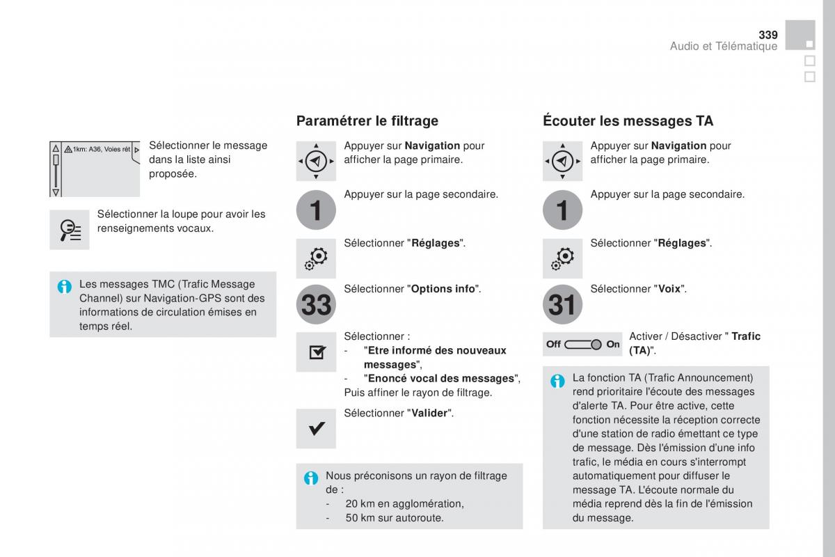 DS4 manuel du proprietaire / page 341