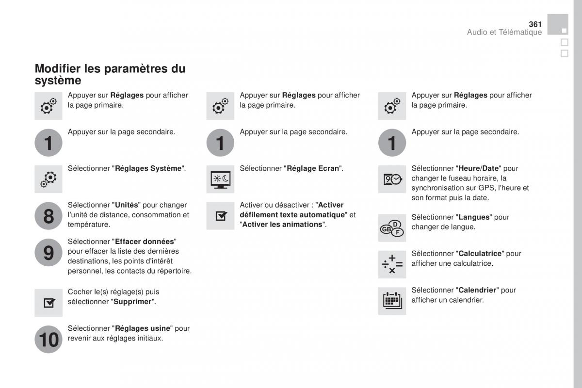 DS4 manuel du proprietaire / page 363