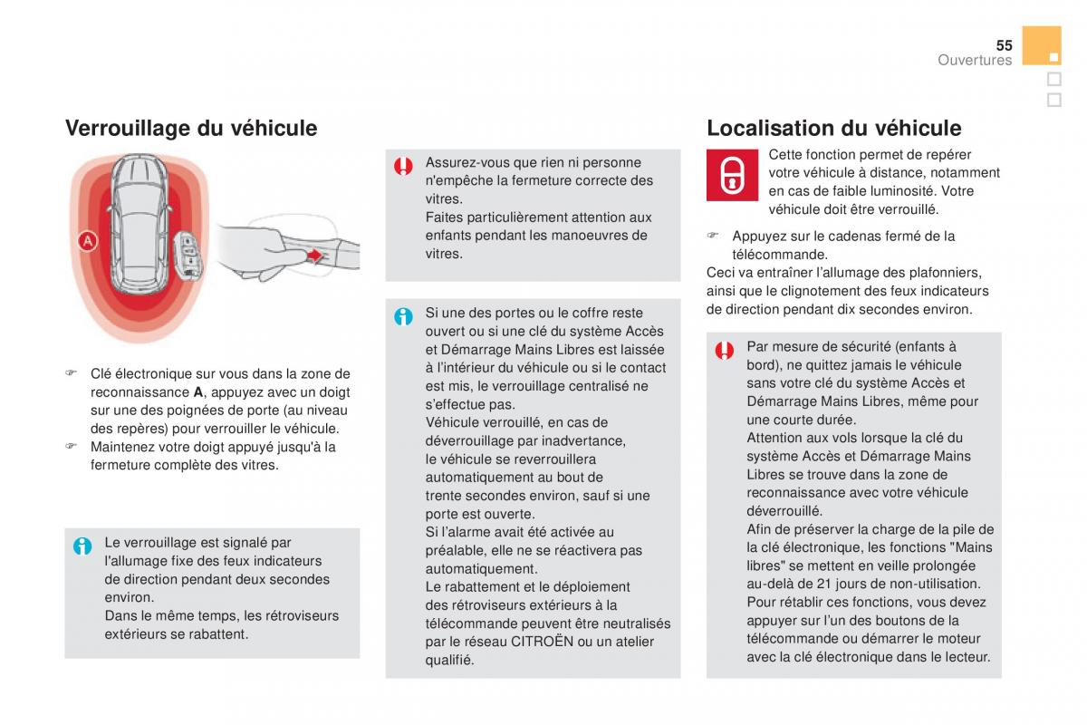 DS5 manuel du proprietaire / page 57