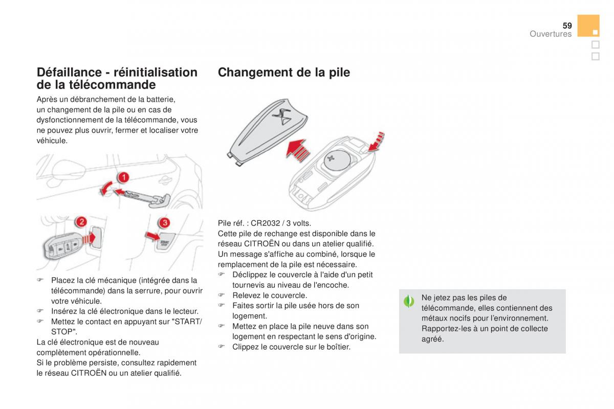 DS5 manuel du proprietaire / page 61