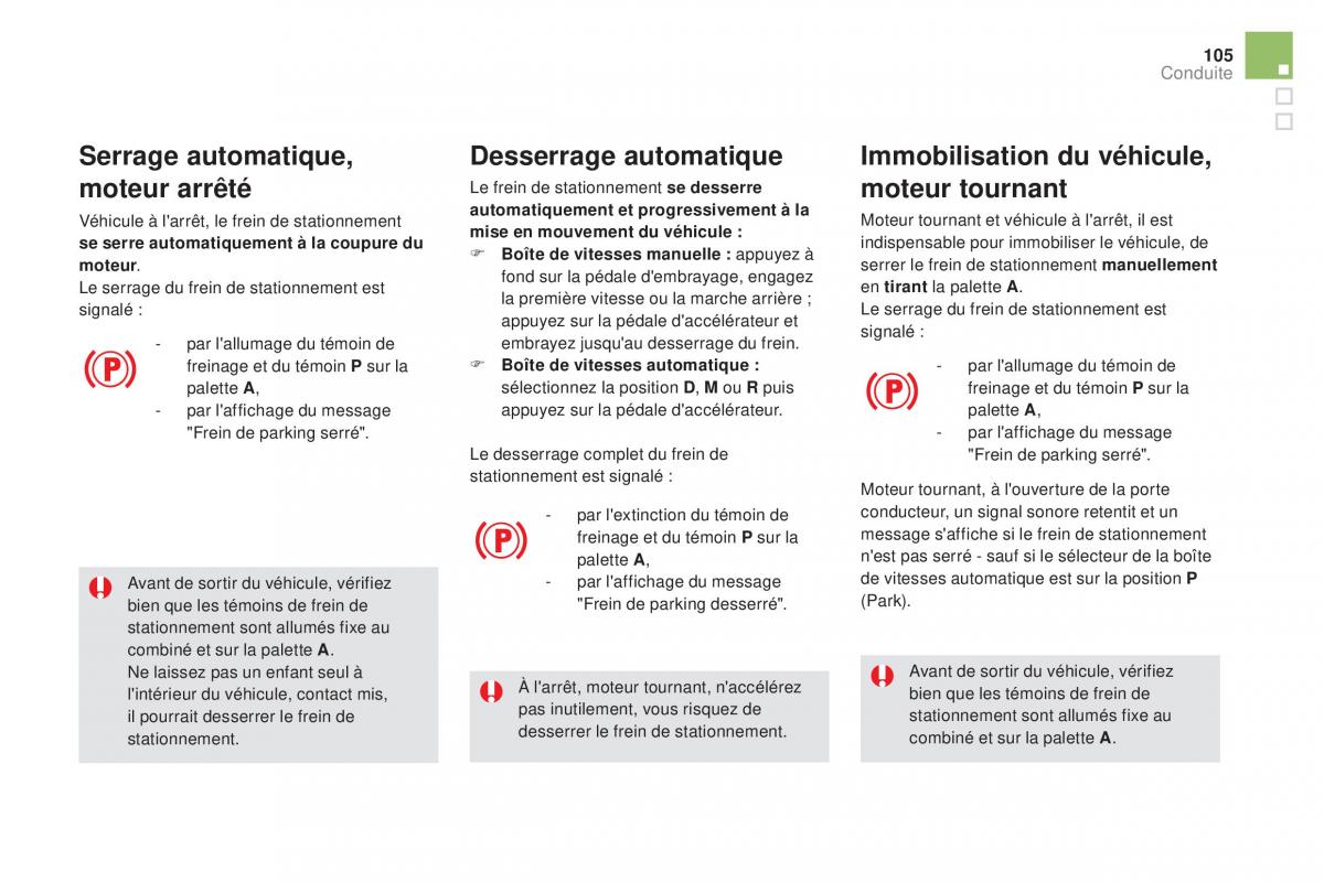 DS5 manuel du proprietaire / page 107