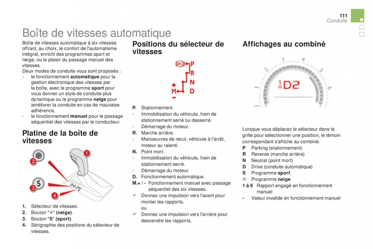 DS5 manuel du proprietaire / page 113