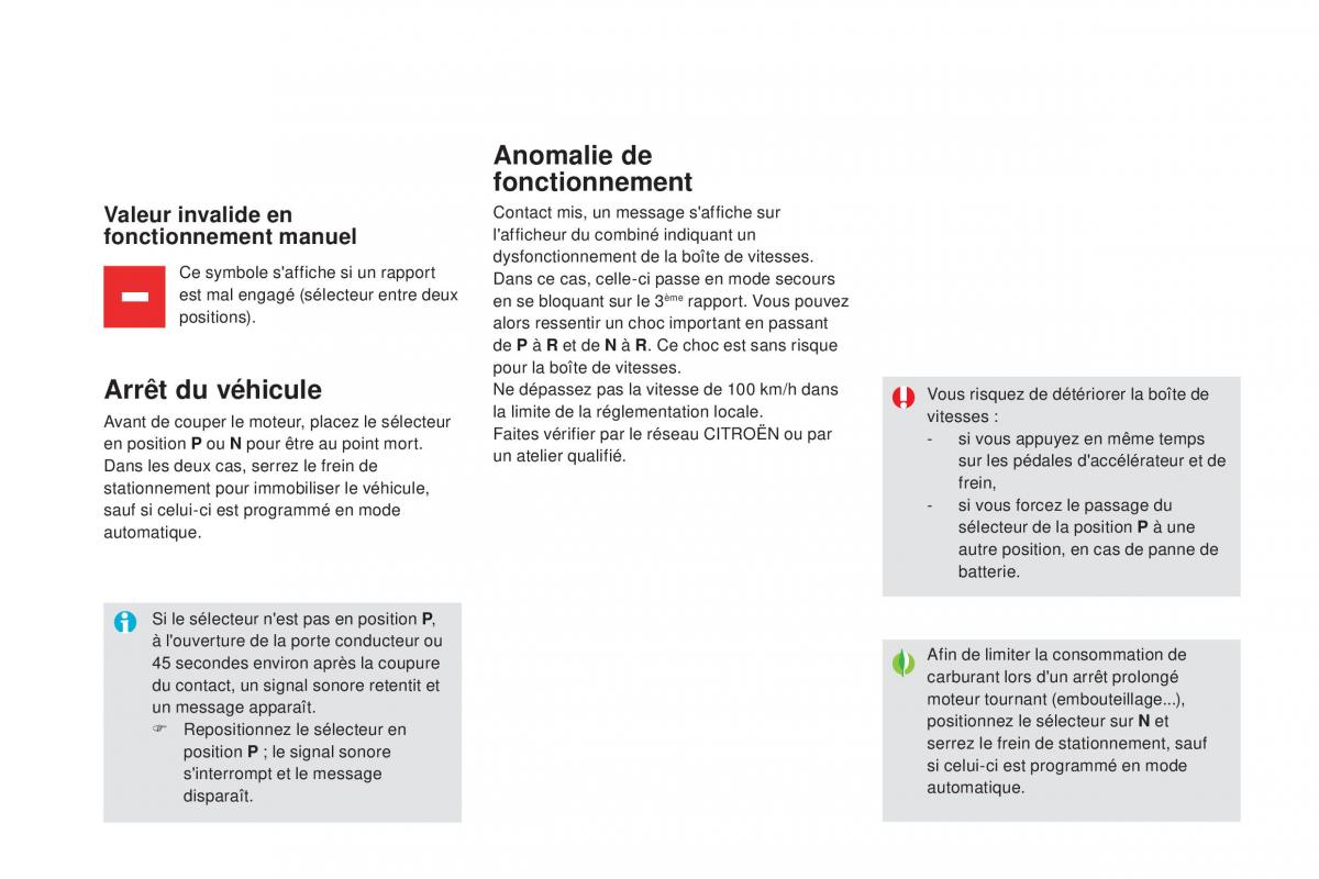 DS5 manuel du proprietaire / page 116