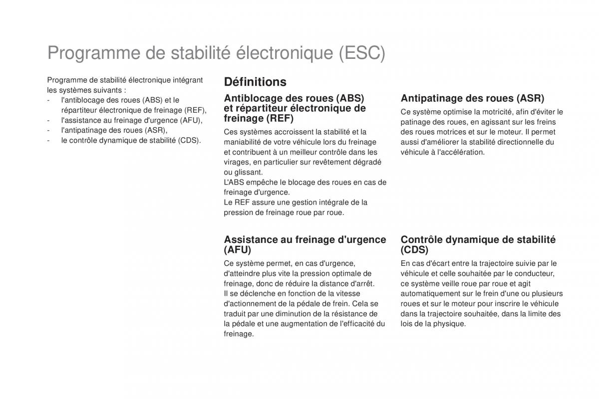 DS5 manuel du proprietaire / page 184