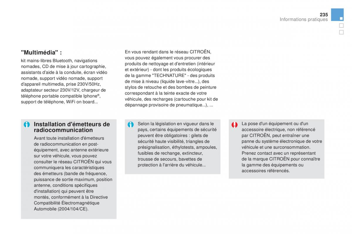 DS5 manuel du proprietaire / page 237