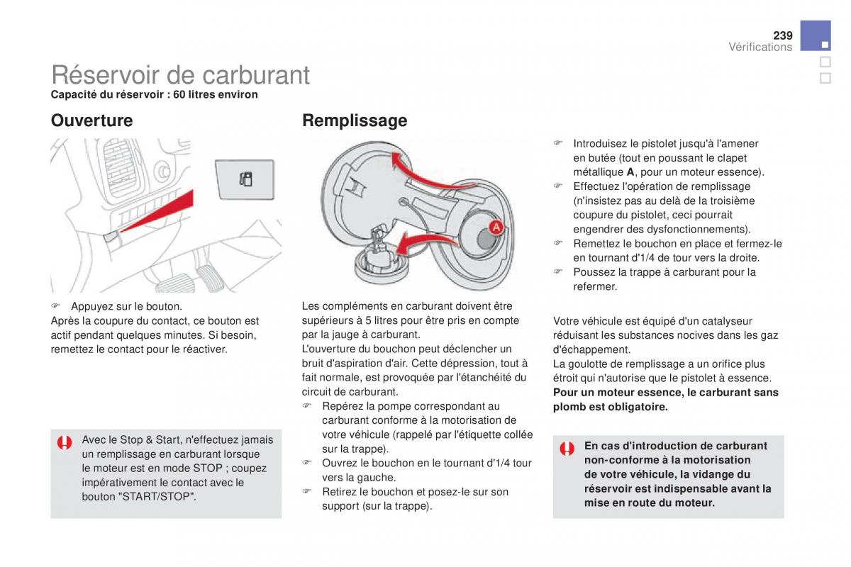 DS5 manuel du proprietaire / page 241