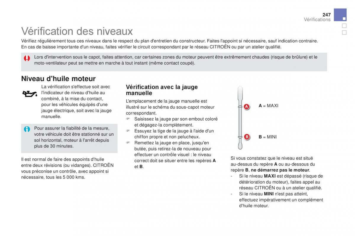 DS5 manuel du proprietaire / page 249