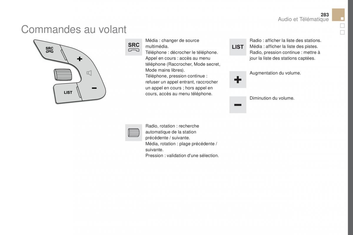 DS5 manuel du proprietaire / page 285