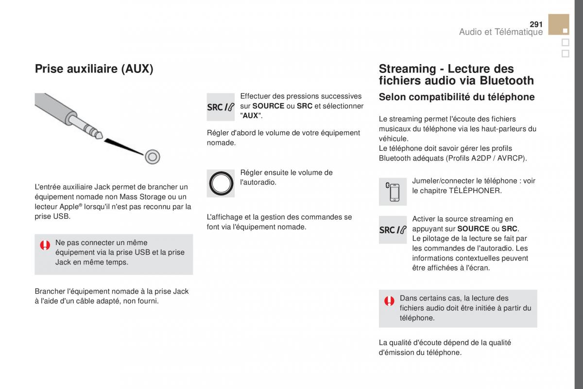 DS5 manuel du proprietaire / page 293