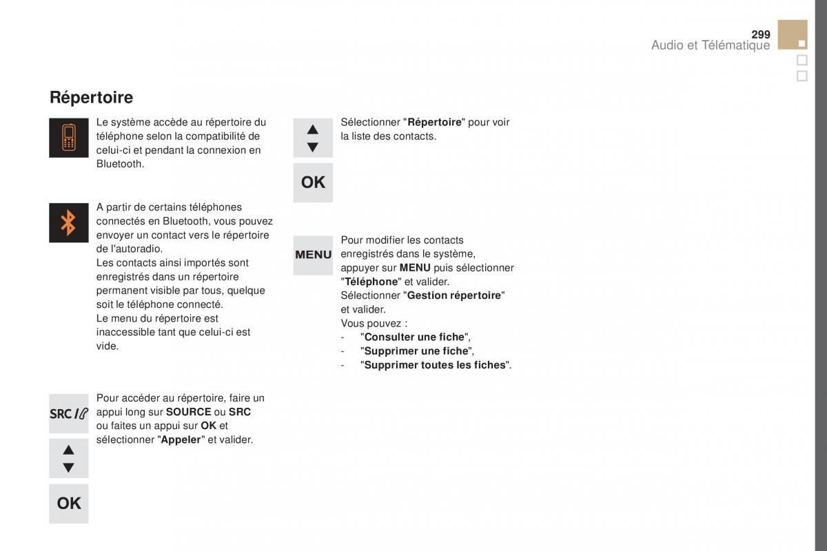 DS5 manuel du proprietaire / page 301