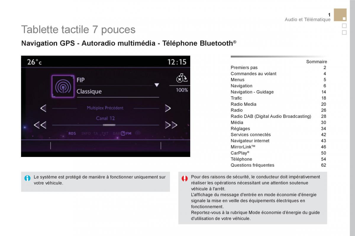 DS5 manuel du proprietaire / page 327