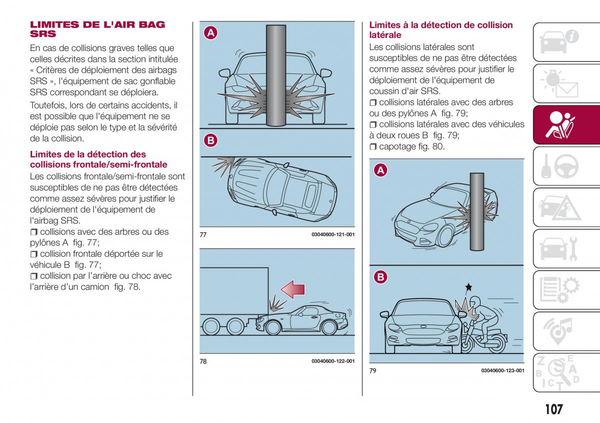 Fiat 124 Spider manuel du proprietaire / page 109