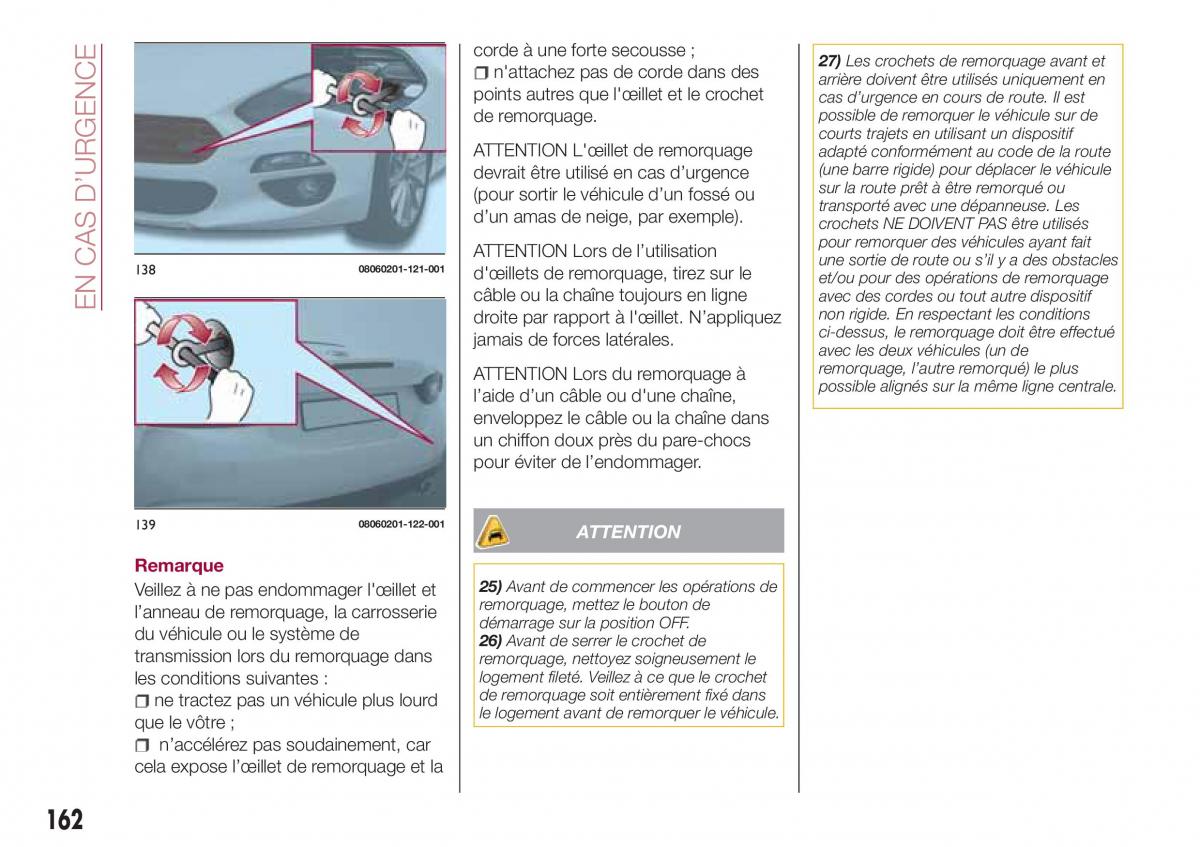 Fiat 124 Spider manuel du proprietaire / page 164