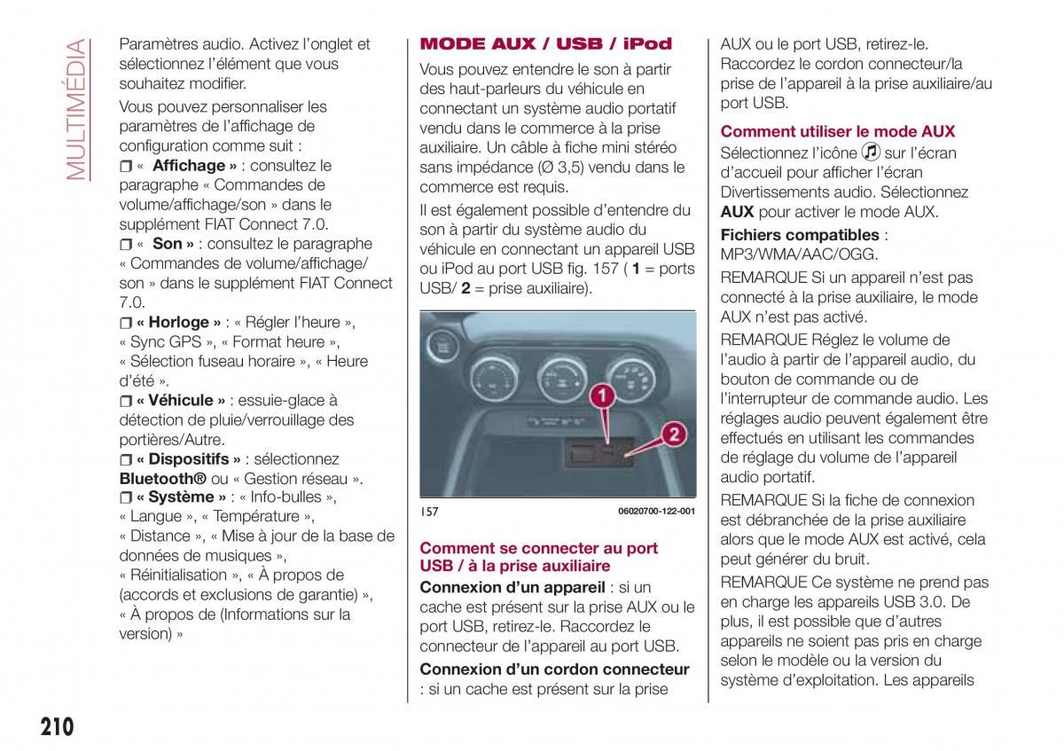 Fiat 124 Spider manuel du proprietaire / page 212