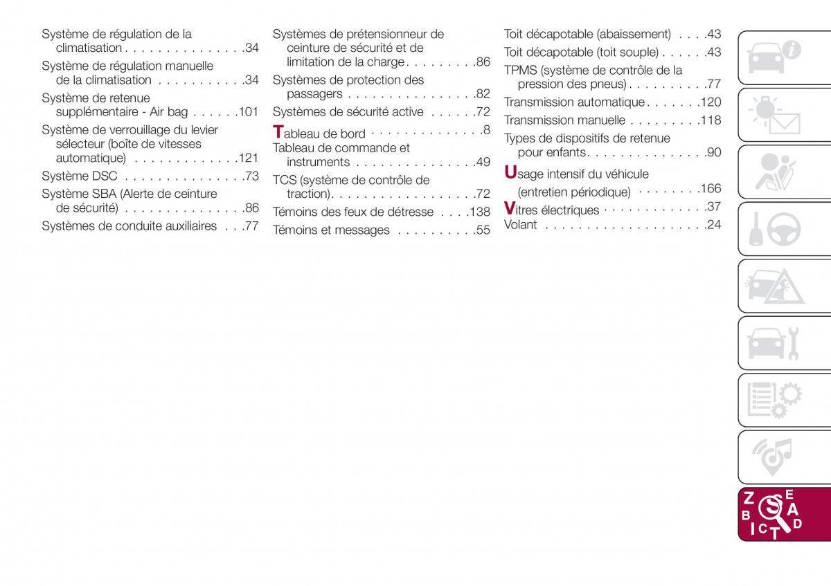 Fiat 124 Spider manuel du proprietaire / page 229