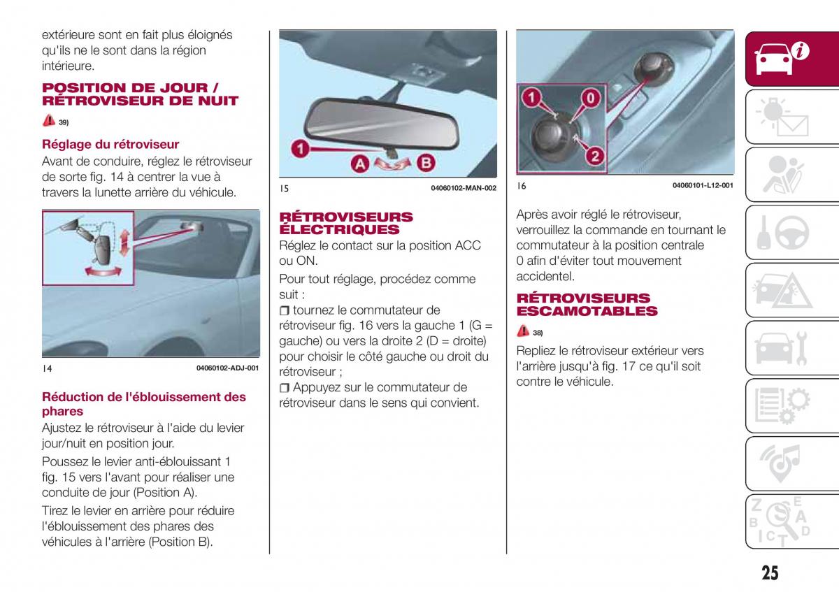 Fiat 124 Spider manuel du proprietaire / page 27