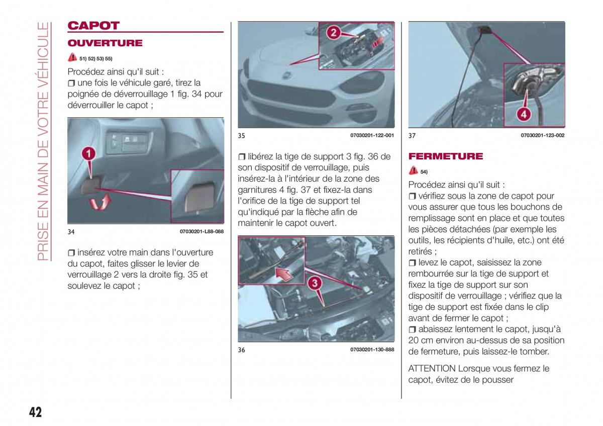 Fiat 124 Spider manuel du proprietaire / page 44