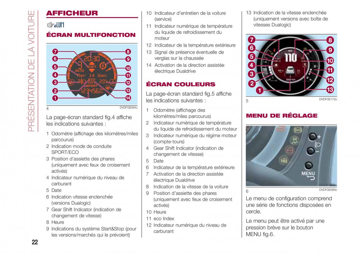 Fiat 500 manuel du proprietaire / page 24