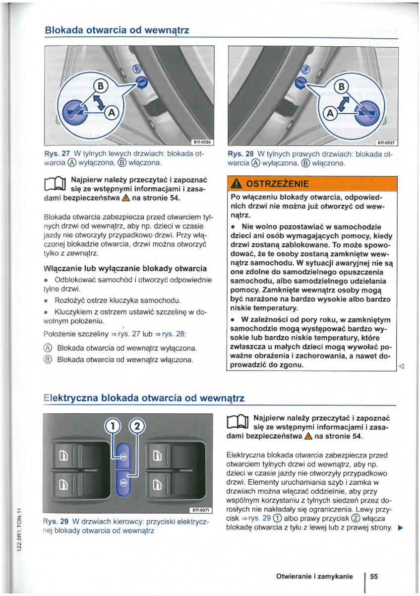 VW Touran I 1 2FL instrukcja obslugi / page 57