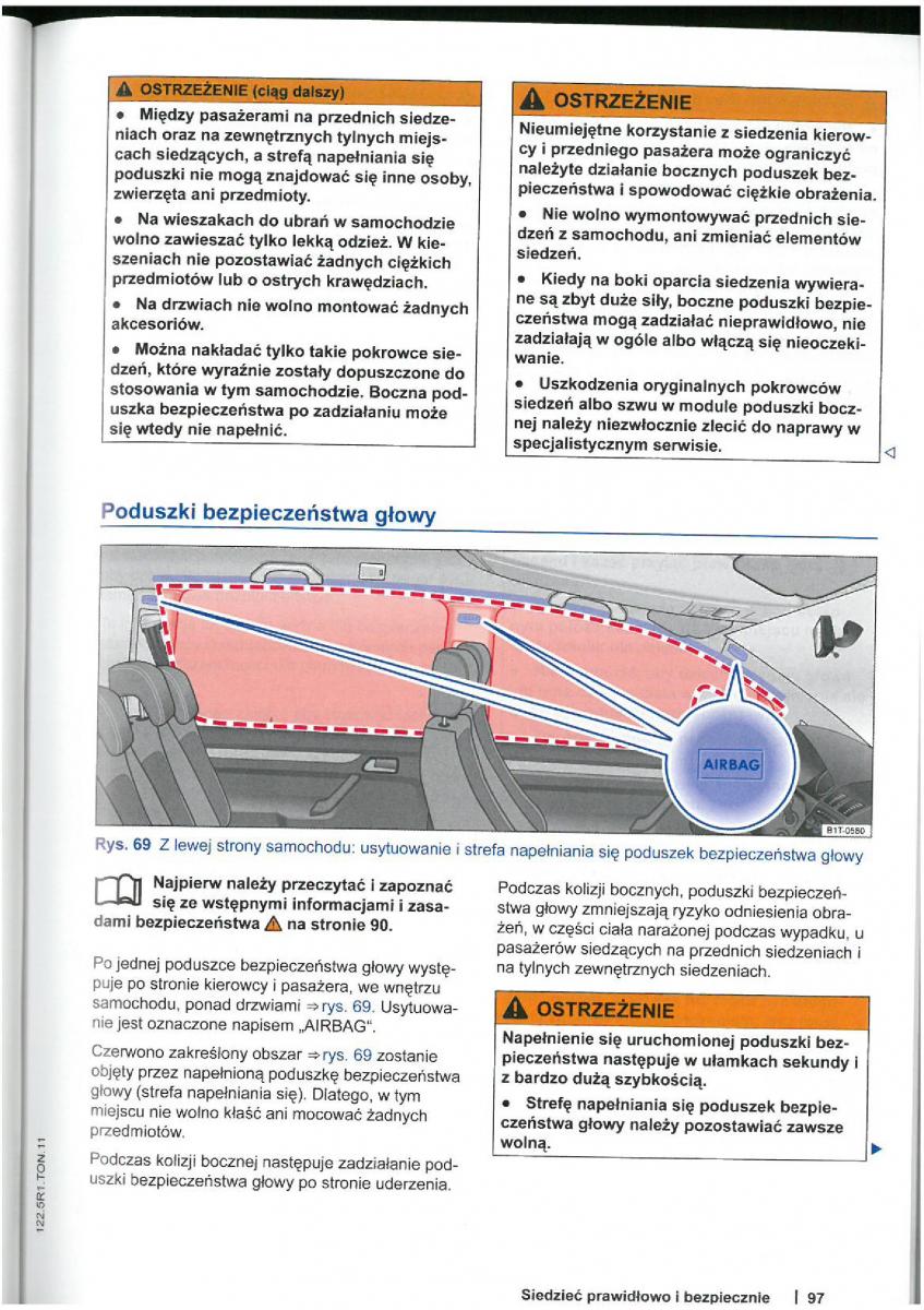 VW Touran I 1 2FL instrukcja obslugi / page 99