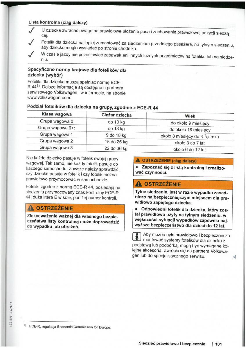 VW Touran I 1 2FL instrukcja obslugi / page 103