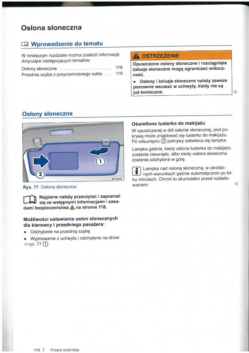 VW Touran I 1 2FL instrukcja obslugi / page 120