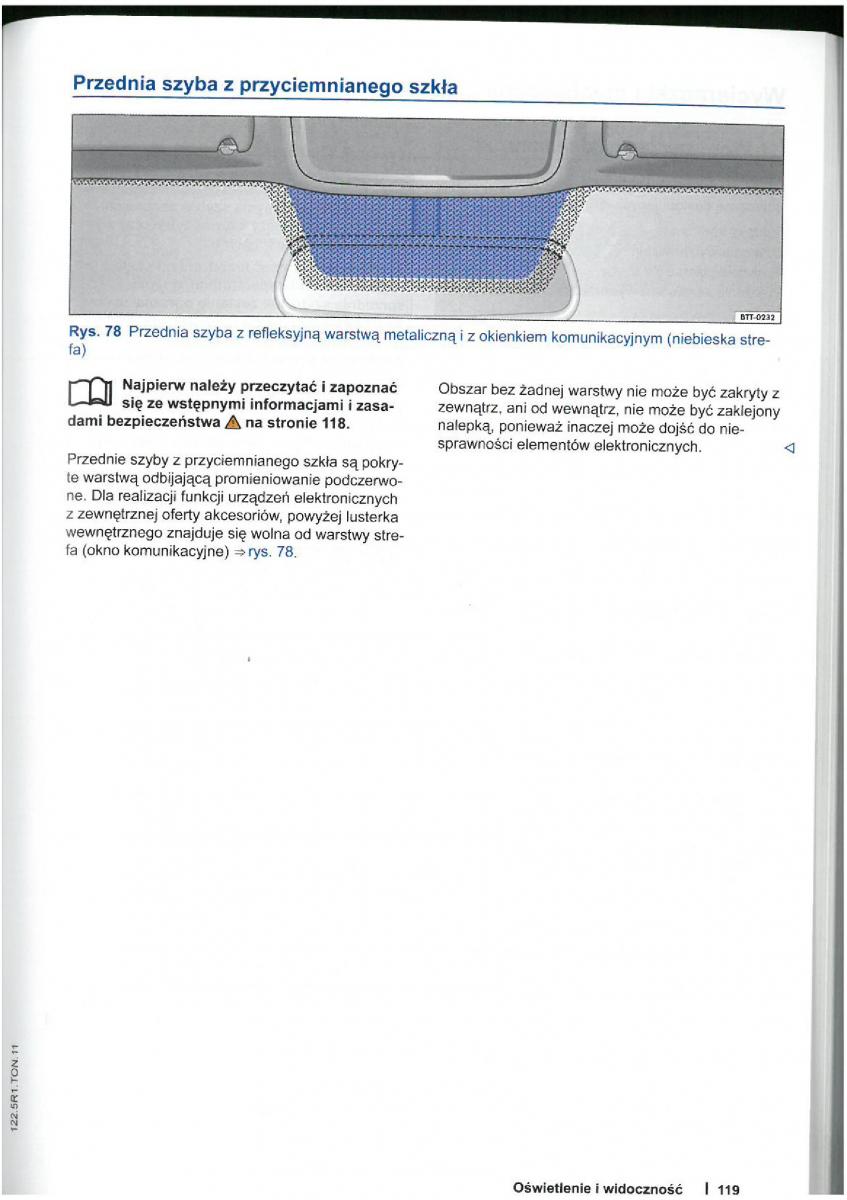 VW Touran I 1 2FL instrukcja obslugi / page 121