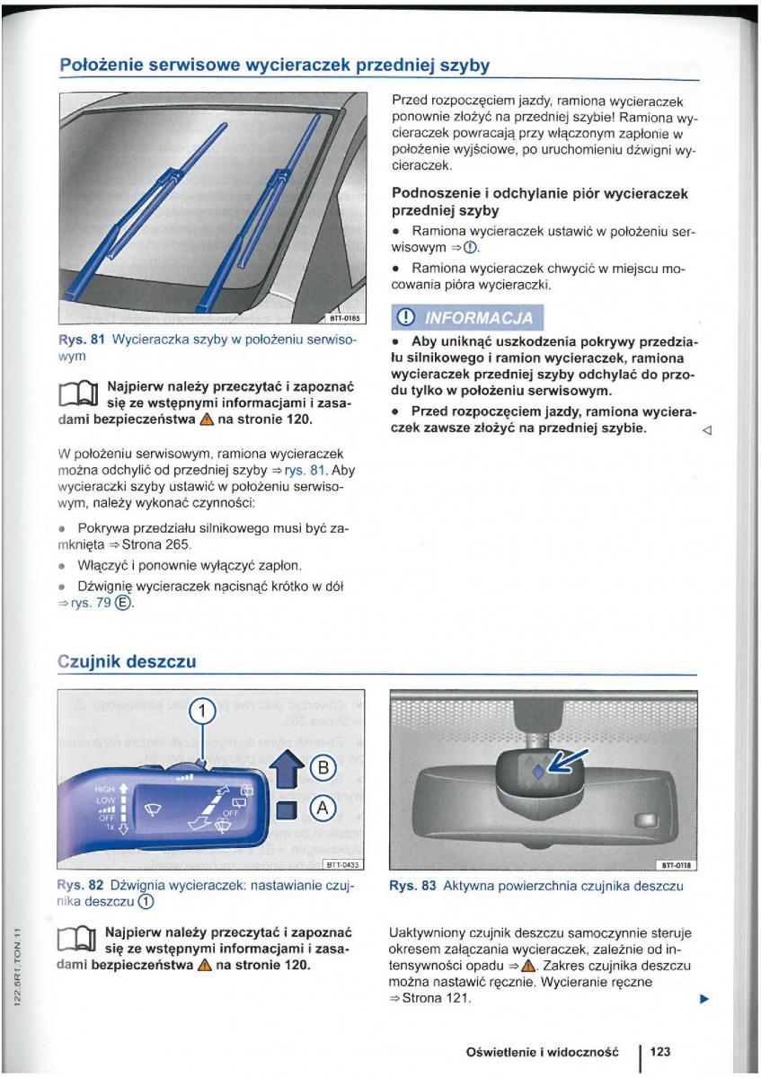 VW Touran I 1 2FL instrukcja obslugi / page 125