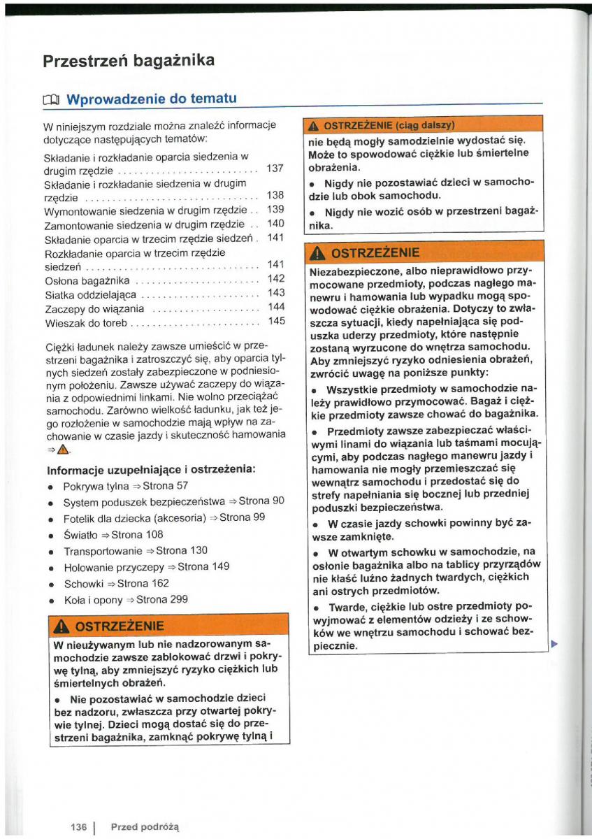 VW Touran I 1 2FL instrukcja obslugi / page 138