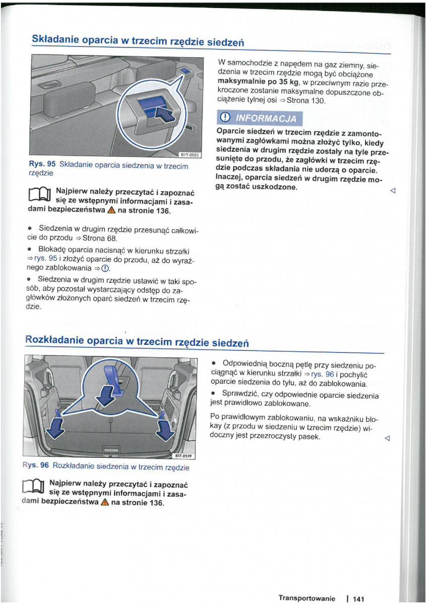 VW Touran I 1 2FL instrukcja obslugi / page 143