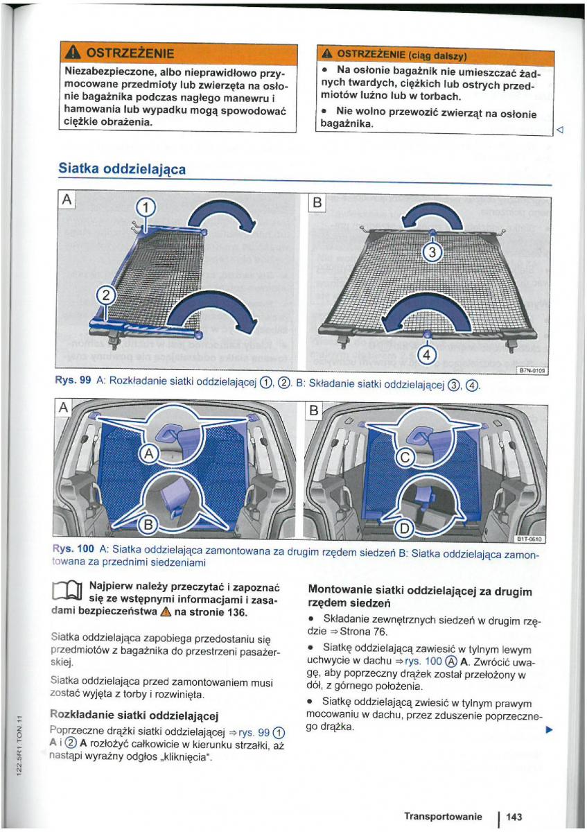 VW Touran I 1 2FL instrukcja obslugi / page 145